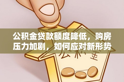 通江公积金贷款额度降低，购房压力加剧，如何应对新形势？