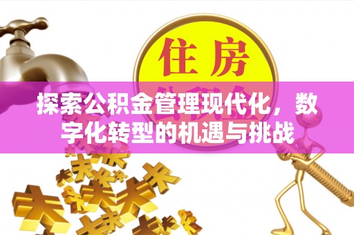通江探索公积金管理现代化，数字化转型的机遇与挑战