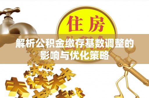 通江解析公积金缴存基数调整的影响与优化策略