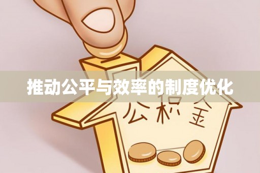 通江推动公平与效率的制度优化