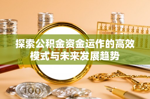 通江探索公积金资金运作的高效模式与未来发展趋势