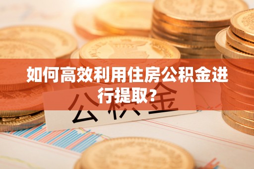 通江如何高效利用住房公积金进行提取？